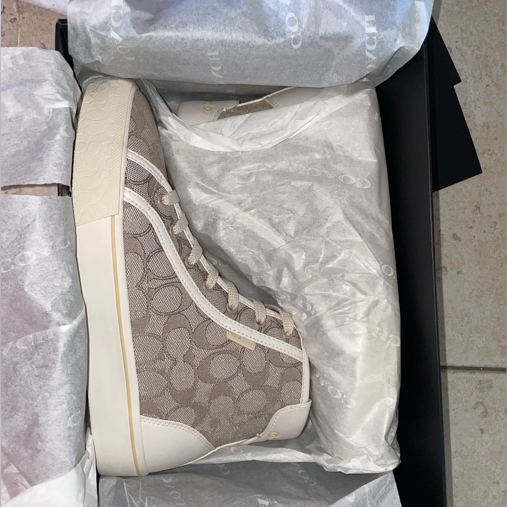 Coach Citysole Jacquard Sneaker. Color Stone